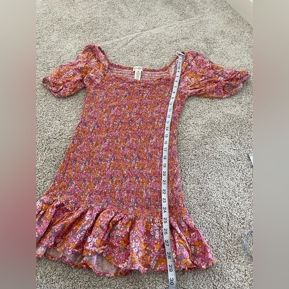 Jessica Simpson Floral Smocked Dress Medium - Picture 11 of 11